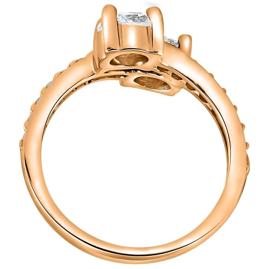 1 1/2 cttw Forever Us 2-Stone Diamond Engagement Forever Us Ring 14k Rose Gold