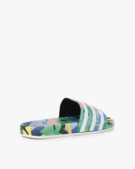 Adilette Printed Flat Sliders-fw2529