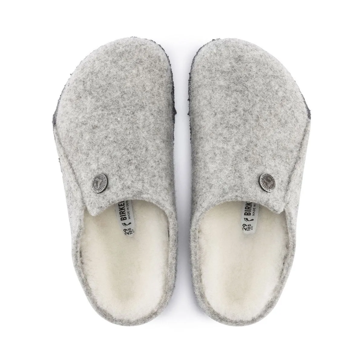 Birkenstock Kid's Zermatt Light Grey Shearling