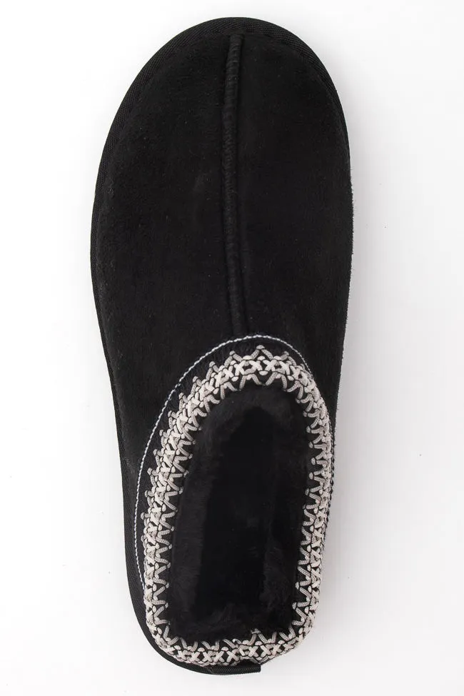 Carlee Black Slipper