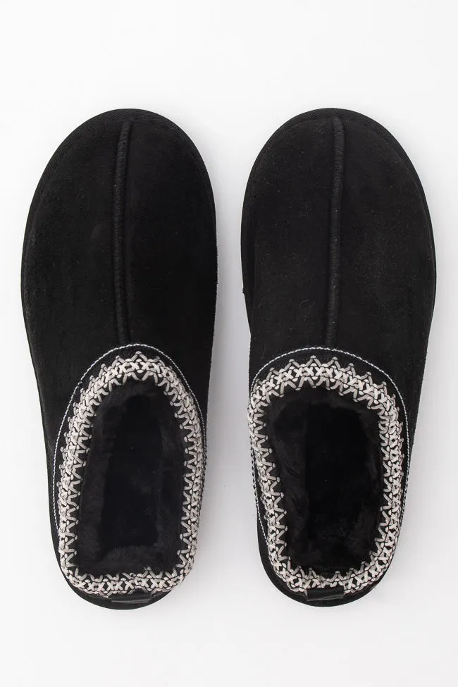 Carlee Black Slipper