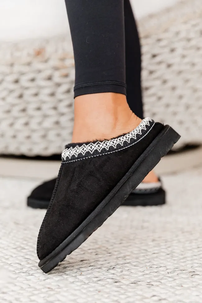 Carlee Black Slipper