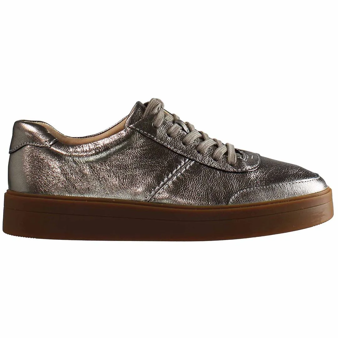 Clarks Hero Walk Womens Silver Trainers