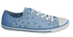 Converse Chuck Taylor Dainty Lace Up Blue Floral Womens Trainers 547150C B124B