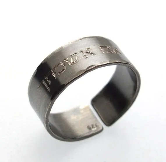 Custom Viking Ring - Elder Futhark Runes Ring