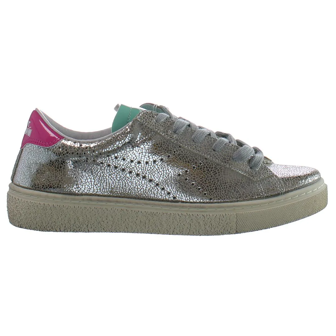 Diadora Montecarlo H Lame' Womens Silver Trainers