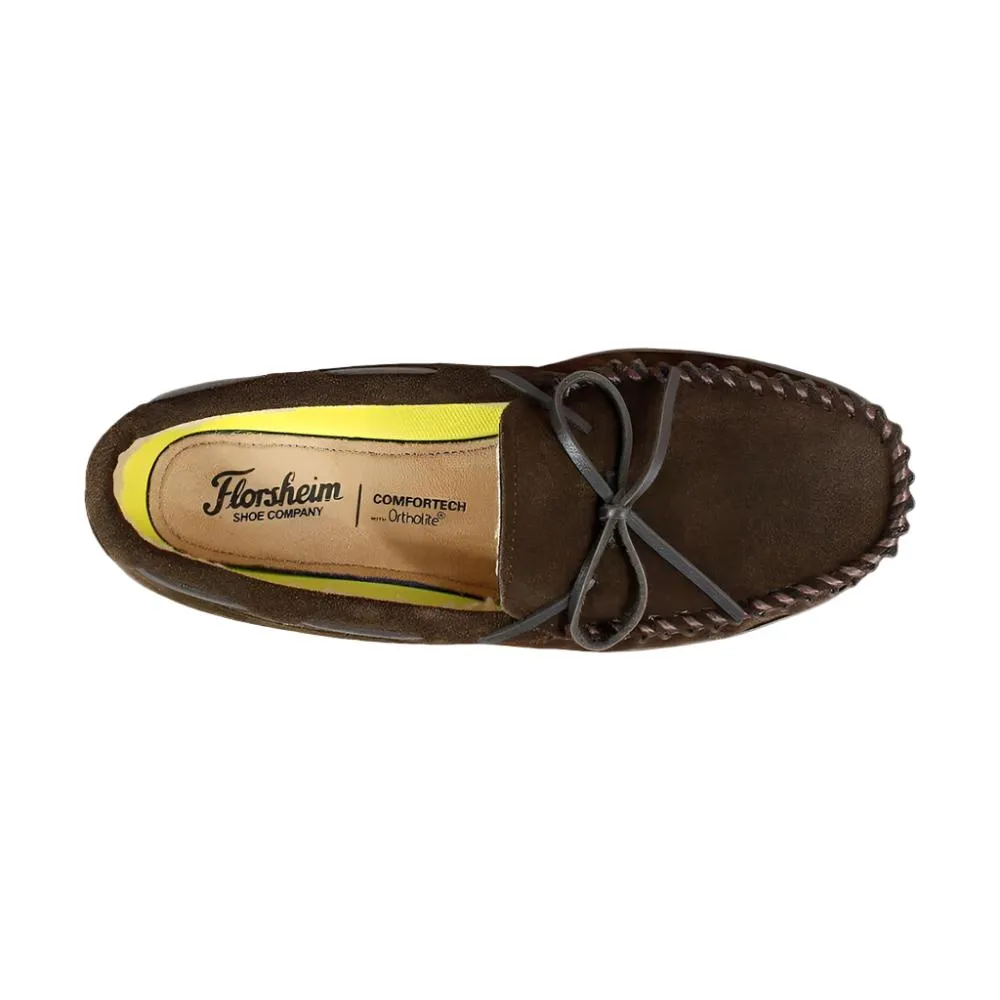 Florsheim Men's Cozzy Tie Slipper Chocolate