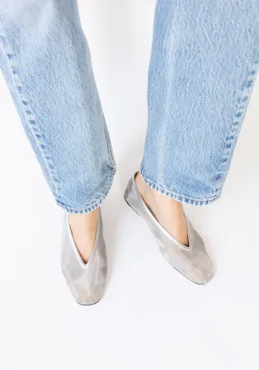 Luna Mesh Slipper in Silver