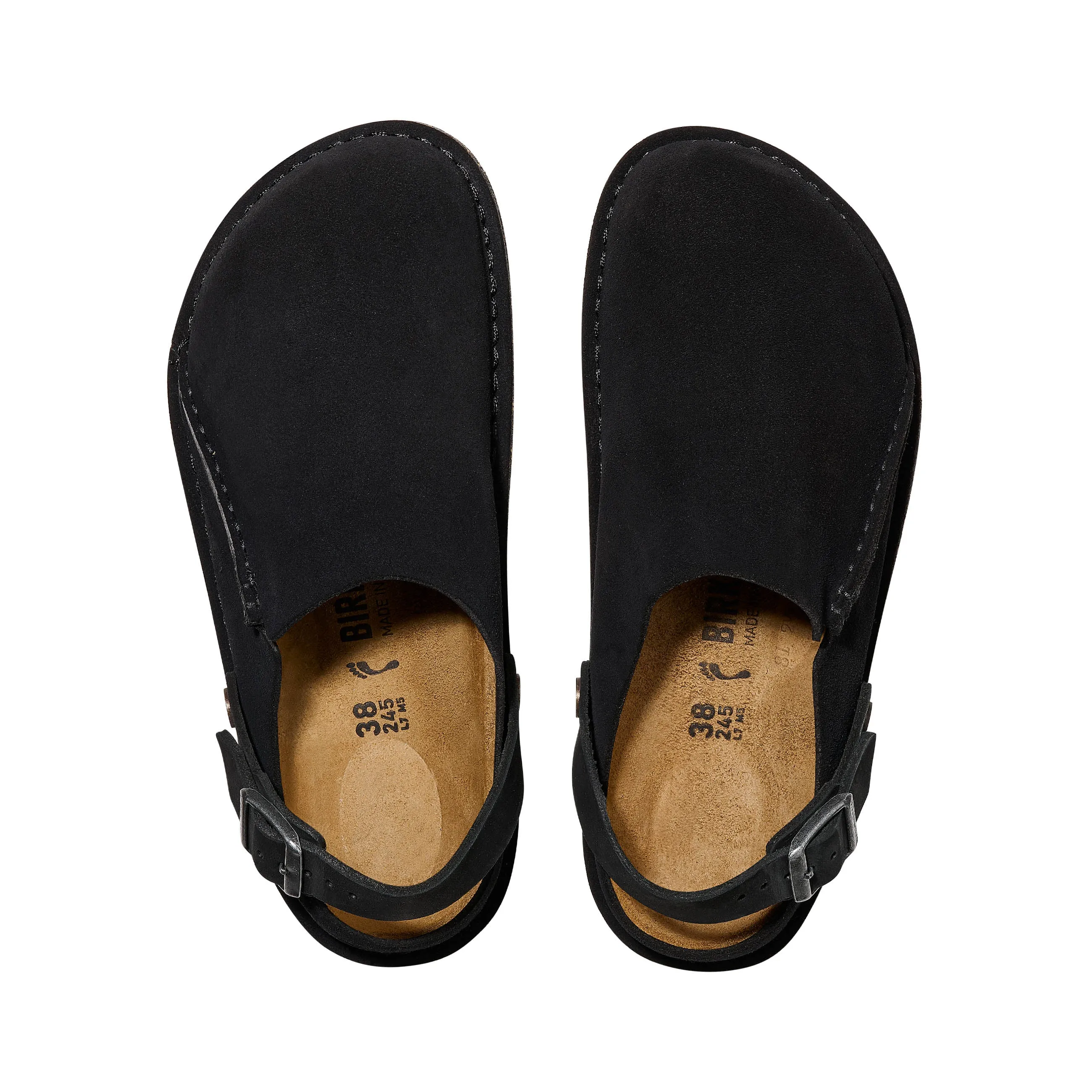 Lutry Black Suede Leather