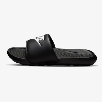 Nike adult beach or swimming pool slipper Victory One Slide CN9675 002 black-white