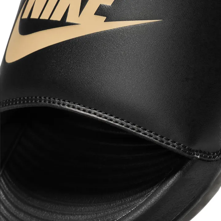 Nike adult beach or swimming pool slipper Victory One Slide CN9675 006 black-gold