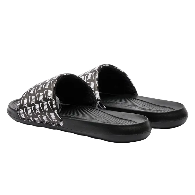 Nike adult beach or swimming pool slipper Victory One Slide CN9678 006 black-white