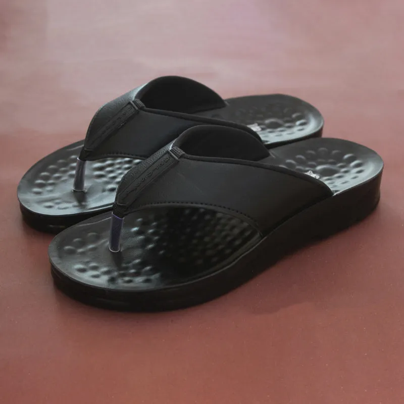 Original Aerosoft Comfort Men Black Slipper