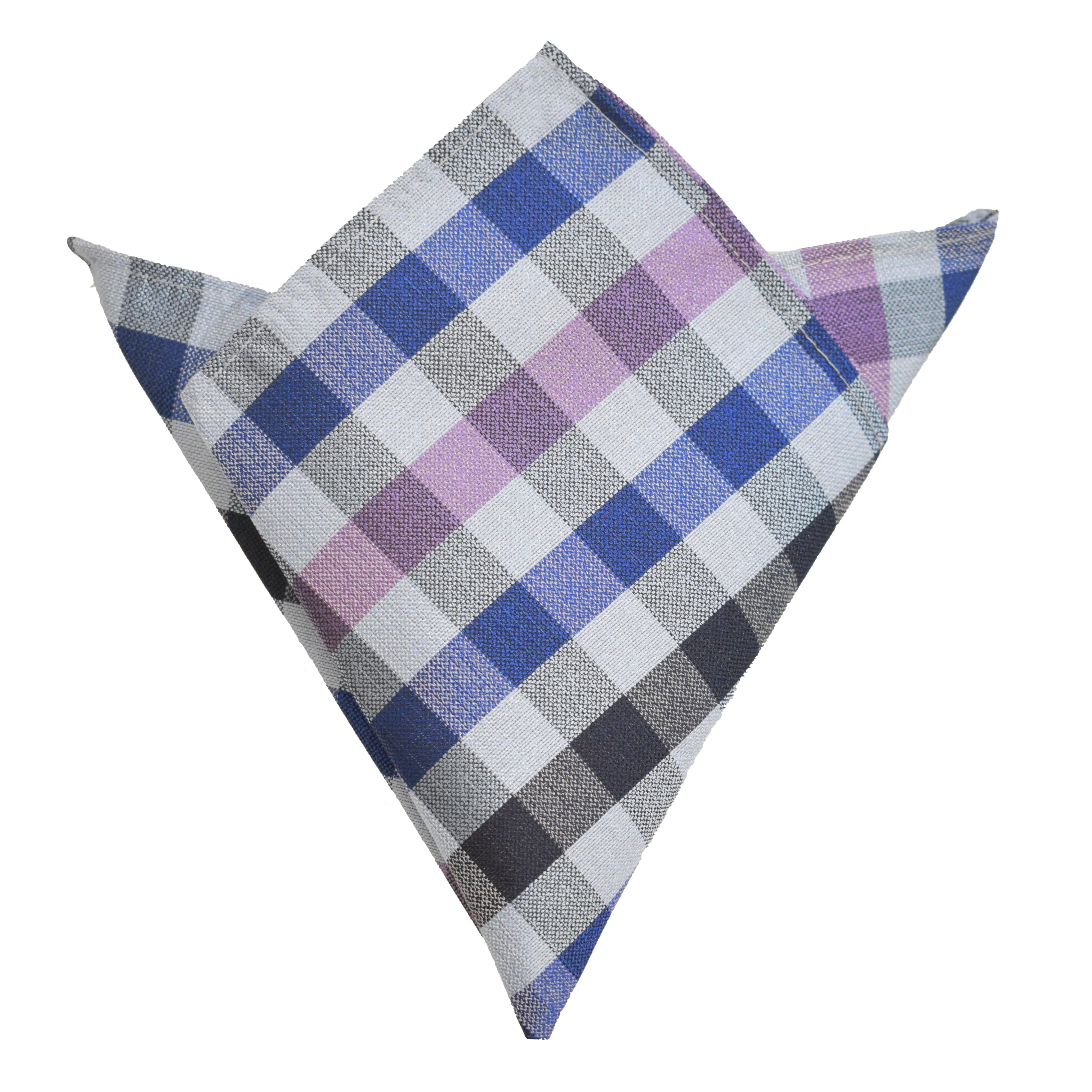 Pocket Square - Pink Multi Checkered