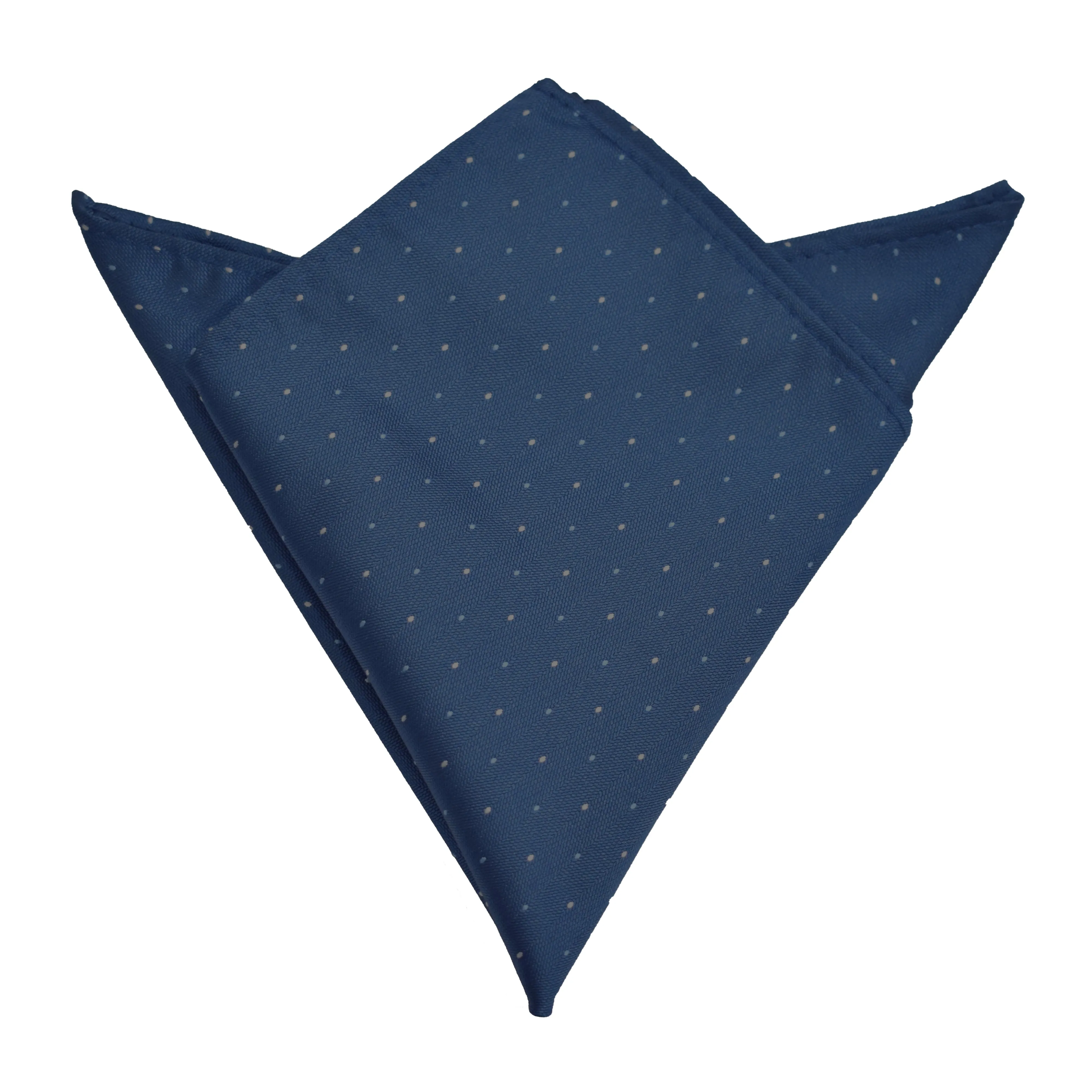 Pocket Square - Poseidon Blue Micro Polkadot