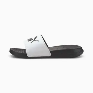 Puma boy's beach slipper Popcat 20 PS 372017-02 white-black