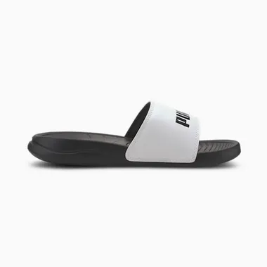 Puma boy's beach slipper Popcat 20 PS 372017-02 white-black