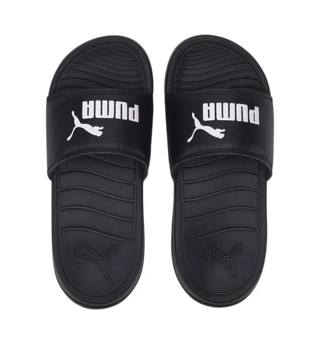 Puma children's beach slipper Popcat 20 PS 372313-01 black-white