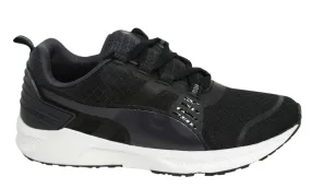 Puma Ignite XT v2 Lace Up Black Textile Womens Trainers 188985 03 X5A