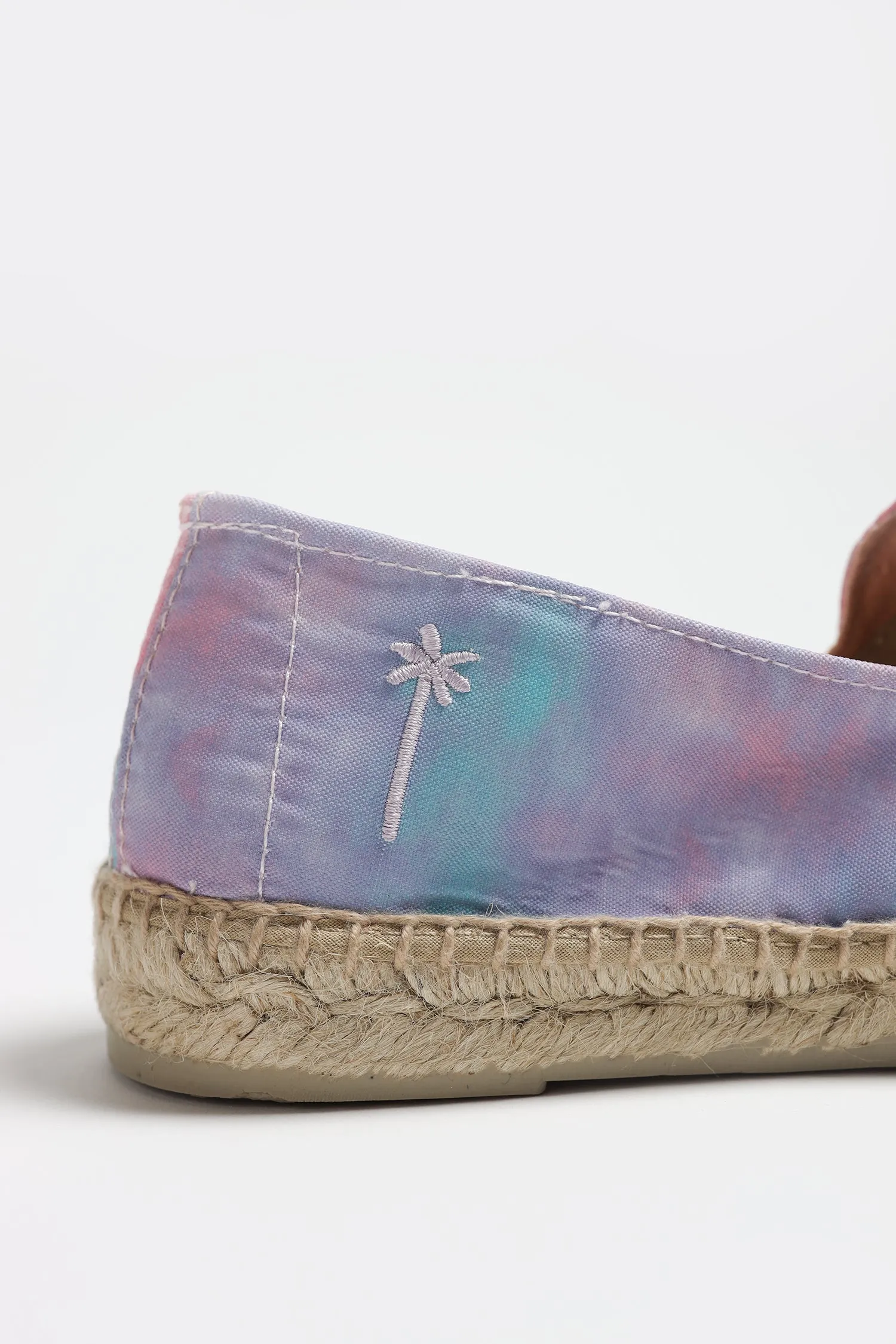 Slipper in Tie Dye Indigo