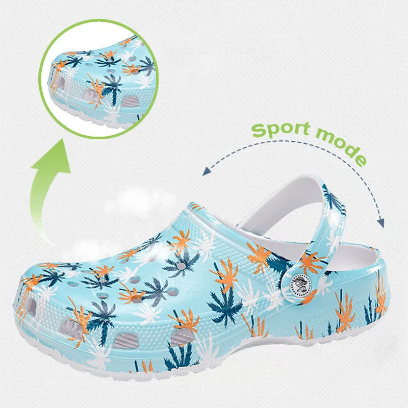 The Summer Gorgeous Crocs Tie Dye Women and Men Sport Sandals