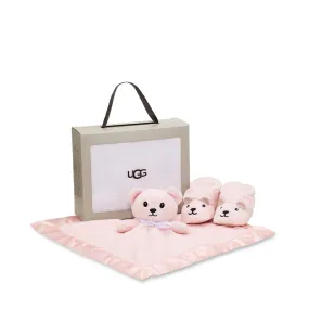 UGG Bixbee and Lovey Bear Stuffie Seashell Pink  