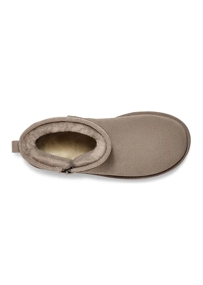 UGG Classic Mini Bailey Zip Stvler - Smoke Plume