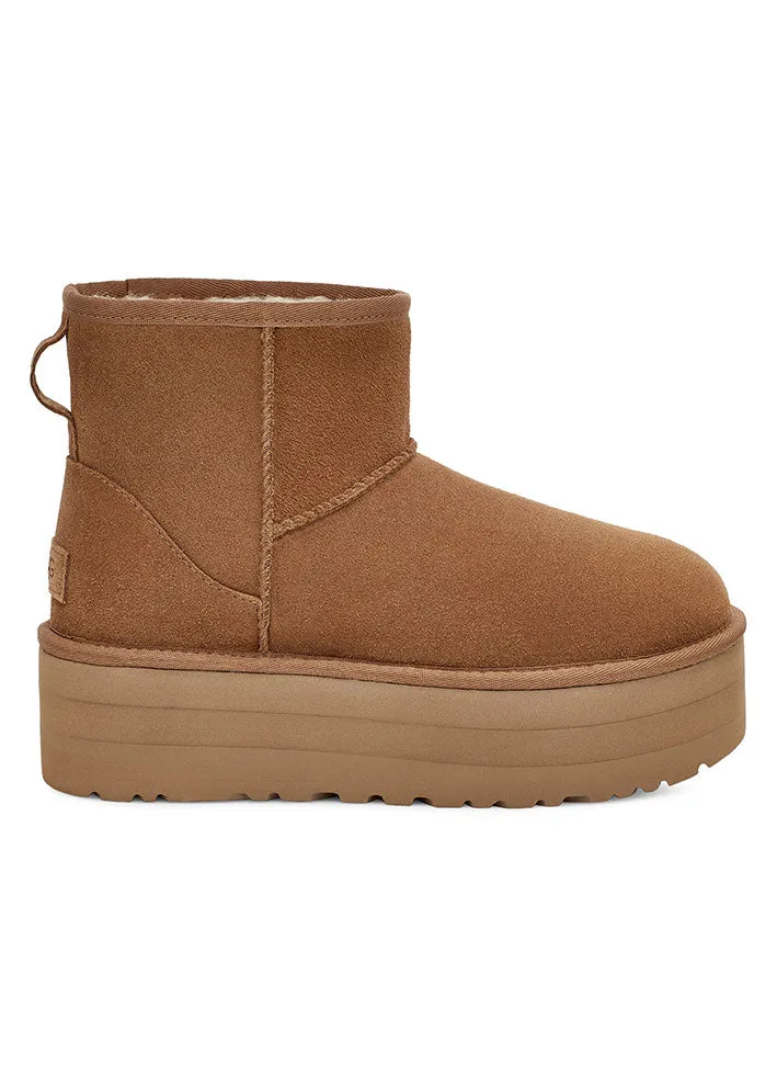 UGG Classic Mini Platform Stvler - Chestnut