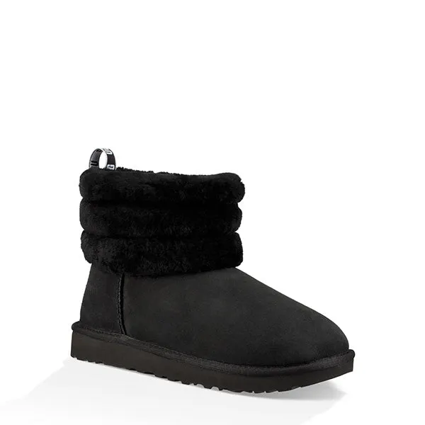 UGG Fluff Mini Quilted Black     