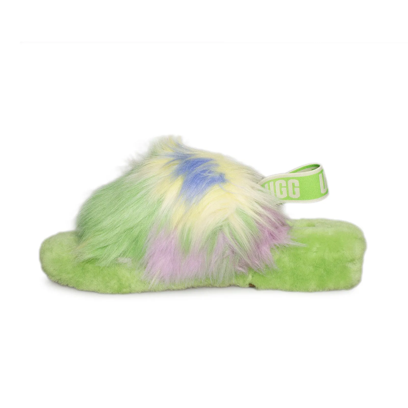 UGG Fluff Yeah Slide Tie Dye Apple Sandals - Women's