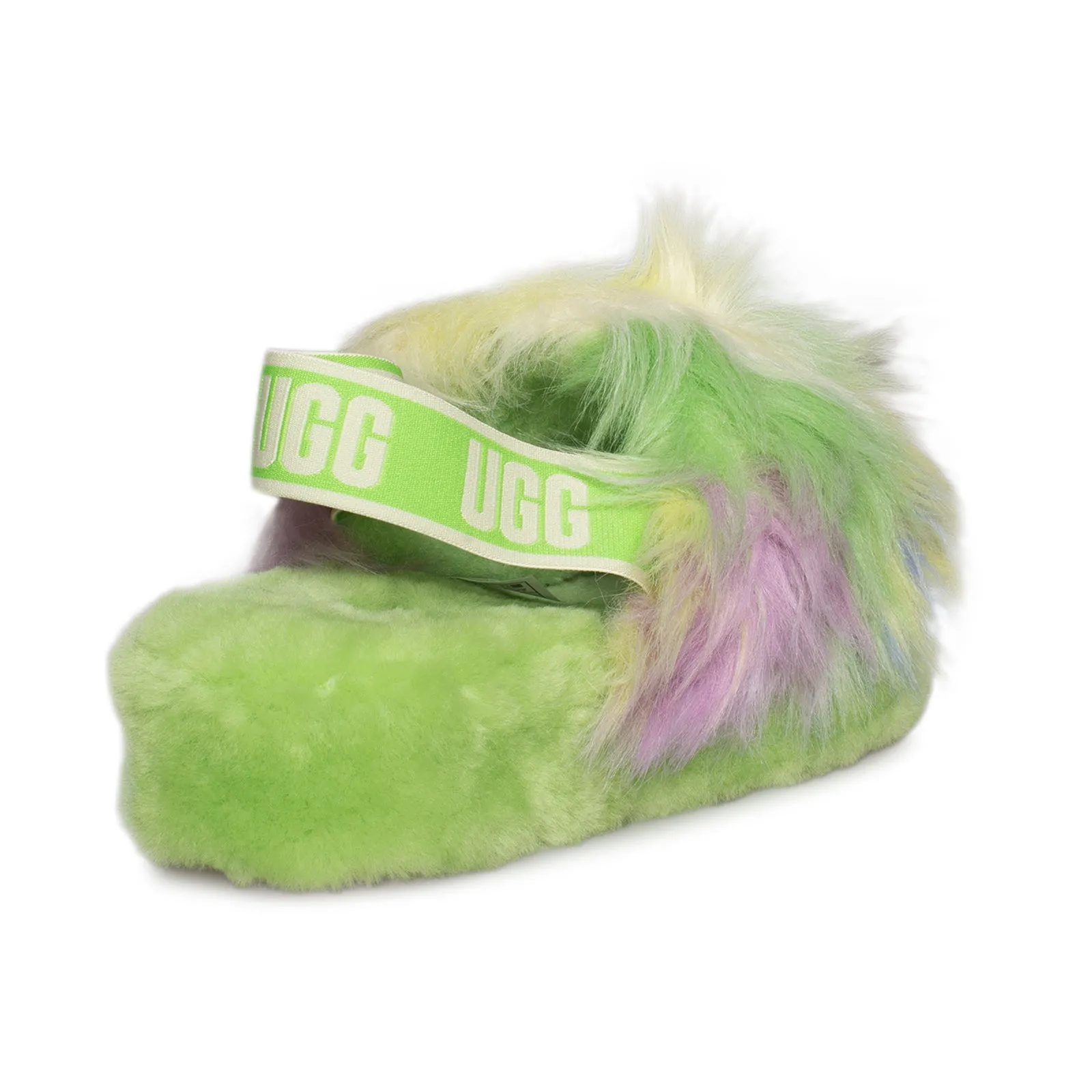 UGG Fluff Yeah Slide Tie Dye Apple Sandals - Women's