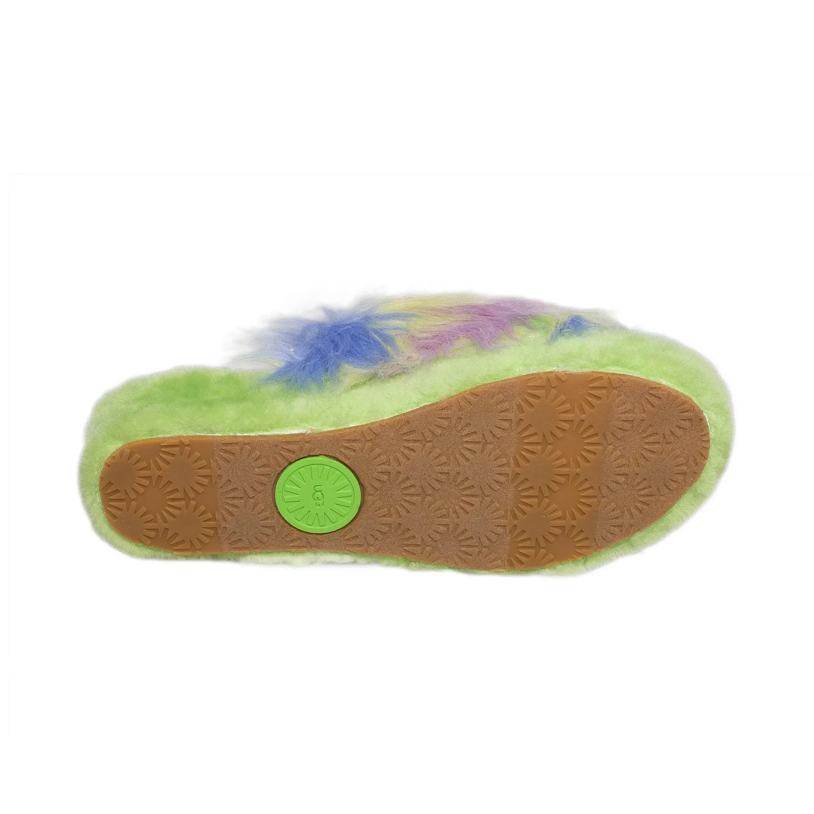 UGG Fluff Yeah Slide Tie Dye Apple Sandals - Women's