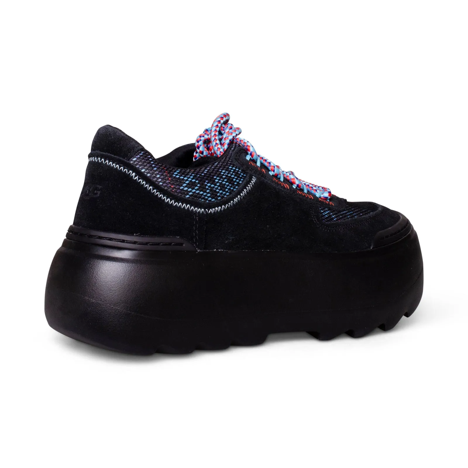 UGG Marin Mega Lace Heritage Braid Black Sneakers - Women's