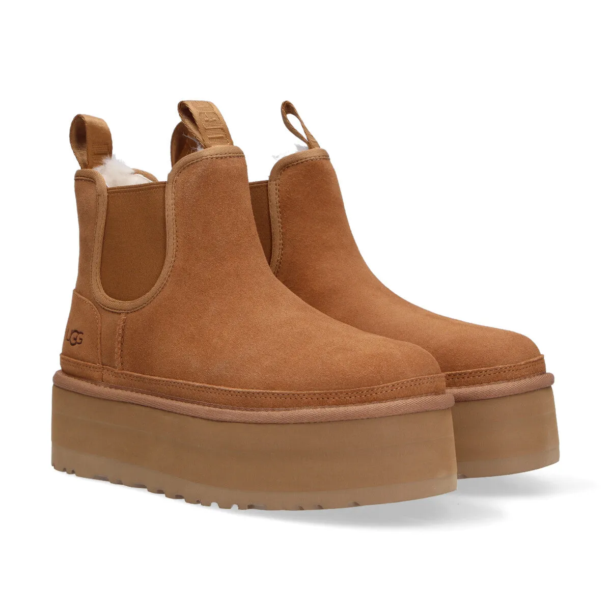 UGG neumel platform chelsea cuoio