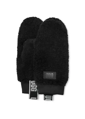 UGG Sherpa Mittens with logo - Vanter - Black