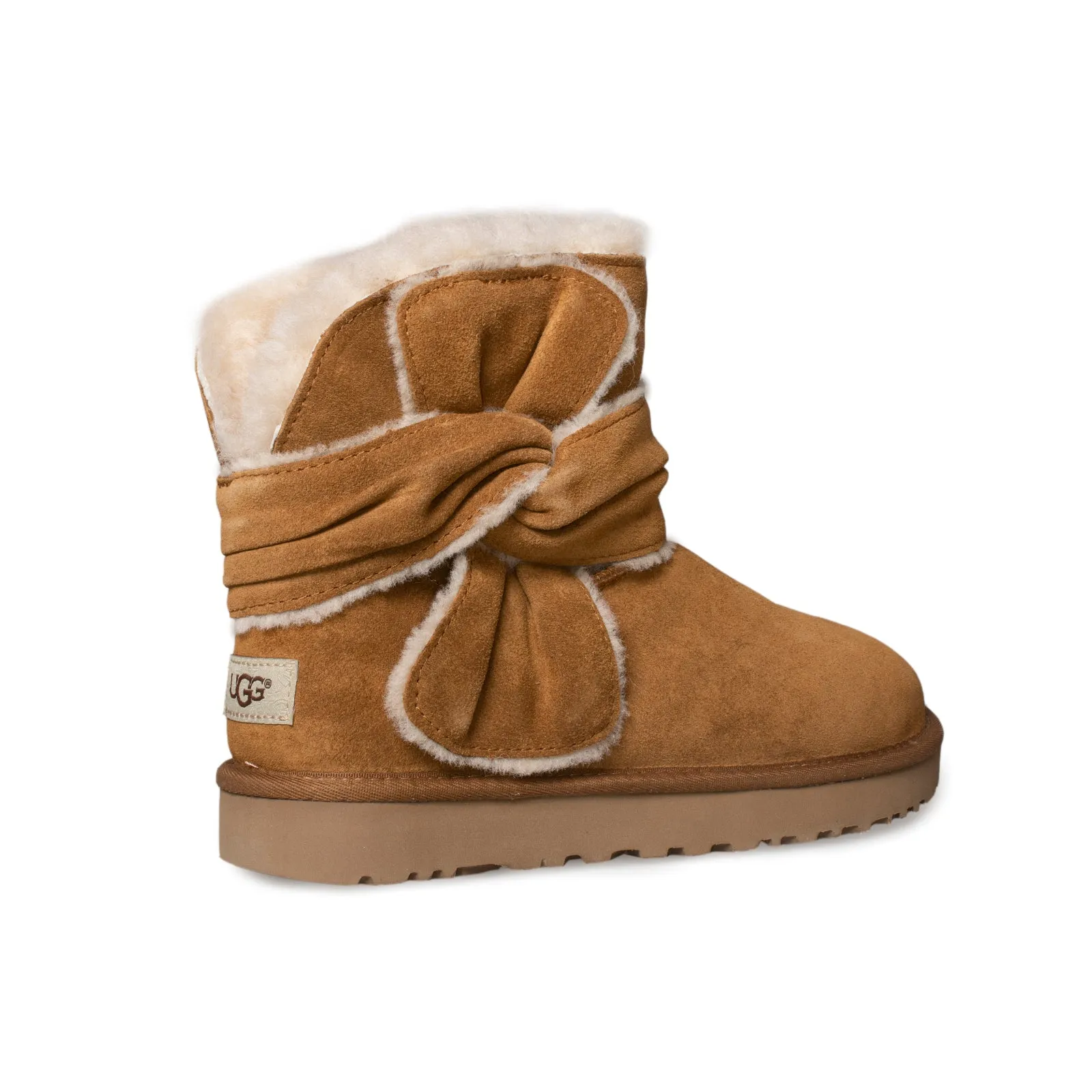 UGG Spill Seam Bow Chestnut Boot's - Women's