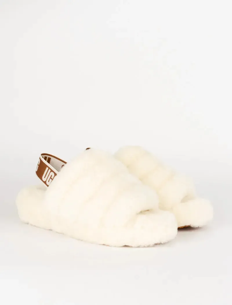 UGG Womens Fluff Yeah Slide Natural