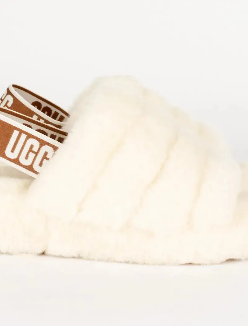 UGG Womens Fluff Yeah Slide Natural