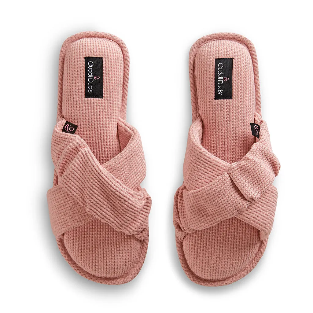 Waffle Jersey X-Band Slide Slipper