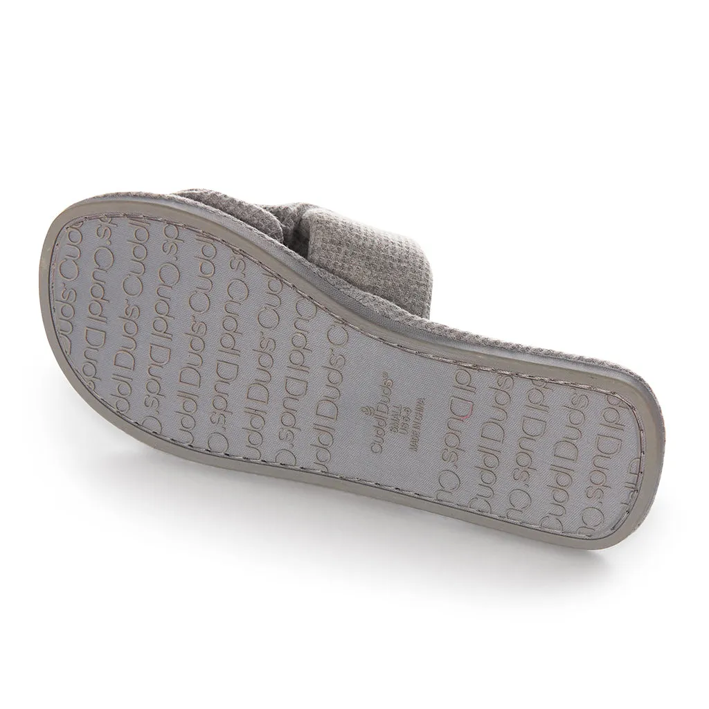 Waffle Jersey X-Band Slide Slipper