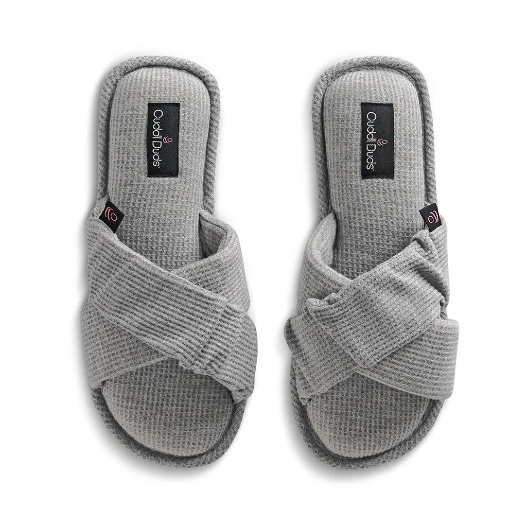 Waffle Jersey X-Band Slide Slipper